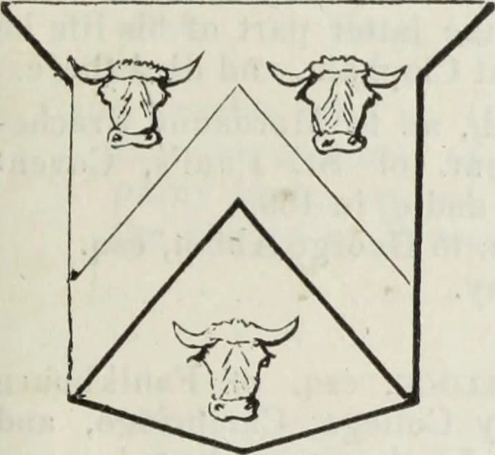 An illustration from A genealogical and heraldic history of the commoners of Great Britain and Ireland enjoying territorial possessions or high official rank, but uninvested with heritable honours, 1836, leaf 647