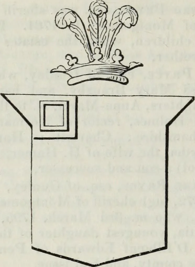 An illustration from A genealogical and heraldic history of the commoners of Great Britain and Ireland enjoying territorial possessions or high official rank, but uninvested with heritable honours, 1836, leaf 682