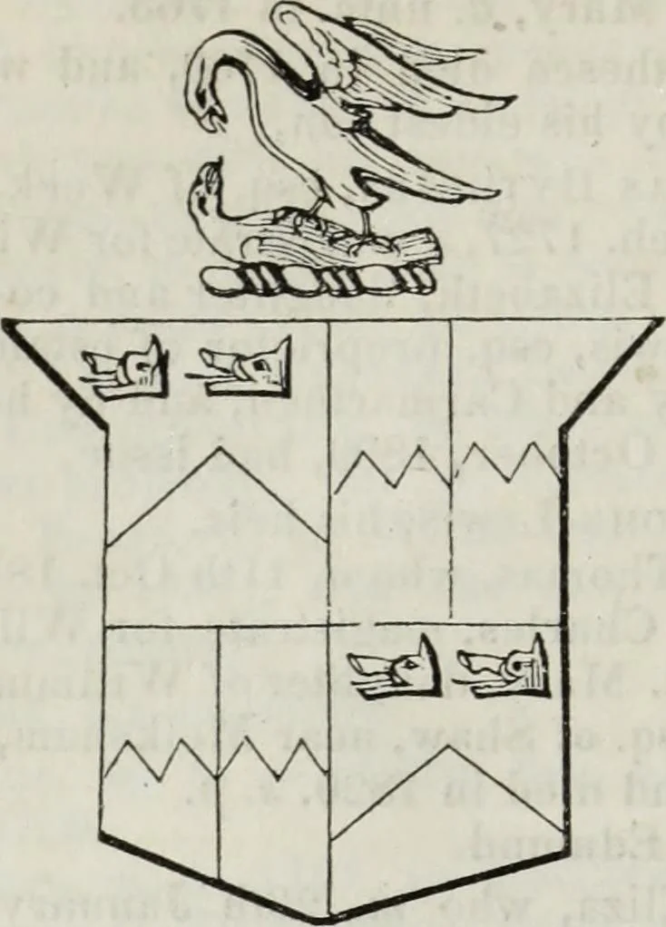 An illustration from A genealogical and heraldic history of the commoners of Great Britain and Ireland enjoying territorial possessions or high official rank, but uninvested with heritable honours, 1836, leaf 692