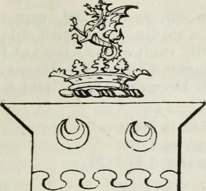 An illustration from A genealogical and heraldic history of the commoners of Great Britain and Ireland enjoying territorial possessions or high official rank, but uninvested with heritable honours, 1836, leaf 703