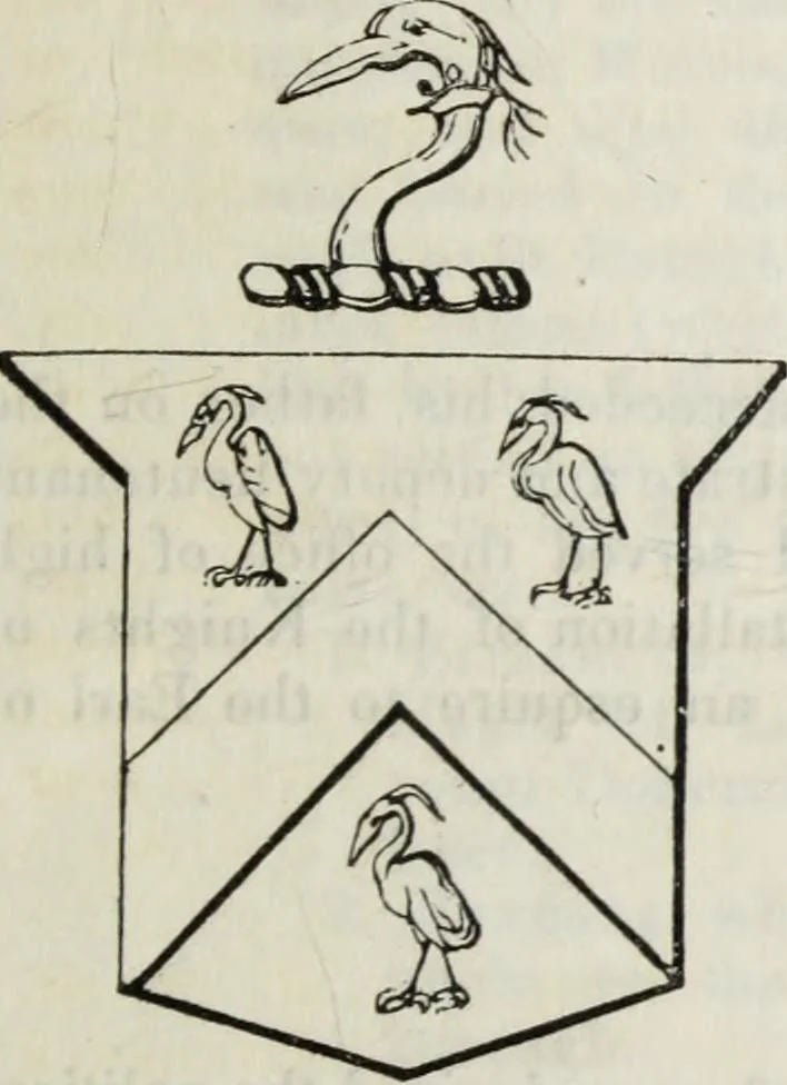 An illustration from A genealogical and heraldic history of the commoners of Great Britain and Ireland enjoying territorial possessions or high official rank, but uninvested with heritable honours, 1836, leaf 715