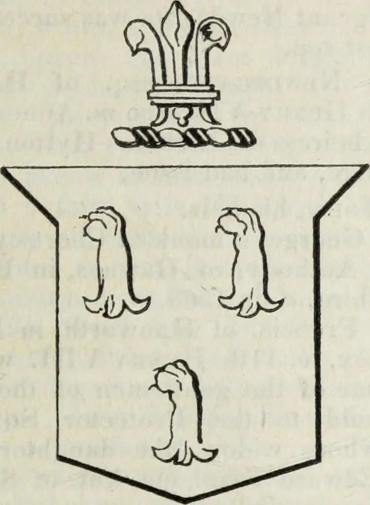 An illustration from A genealogical and heraldic history of the commoners of Great Britain and Ireland enjoying territorial possessions or high official rank, but uninvested with heritable honours, 1836, leaf 723