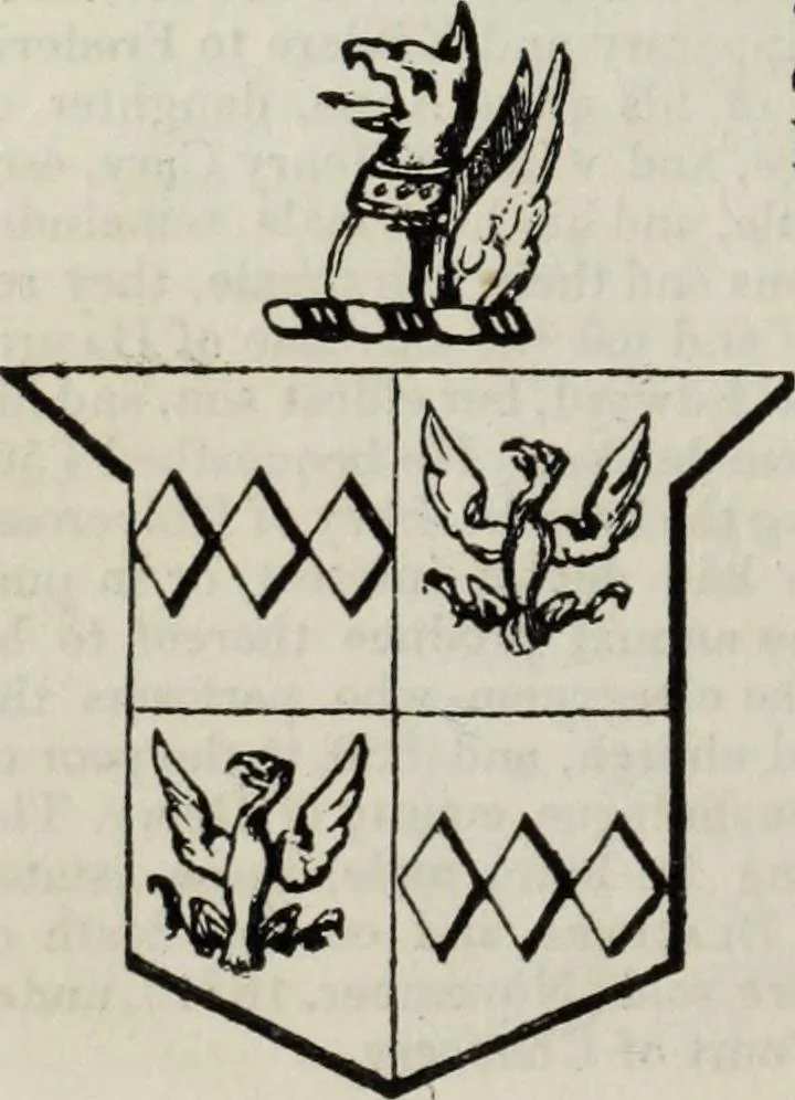 An illustration from A genealogical and heraldic history of the commoners of Great Britain and Ireland enjoying territorial possessions or high official rank, but uninvested with heritable honours, 1836, leaf 78