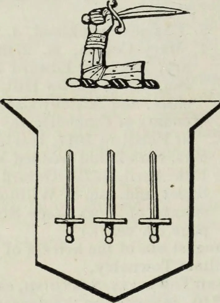 An illustration from A genealogical and heraldic history of the commoners of Great Britain and Ireland enjoying territorial possessions or high official rank, but uninvested with heritable honours, 1836, leaf 94