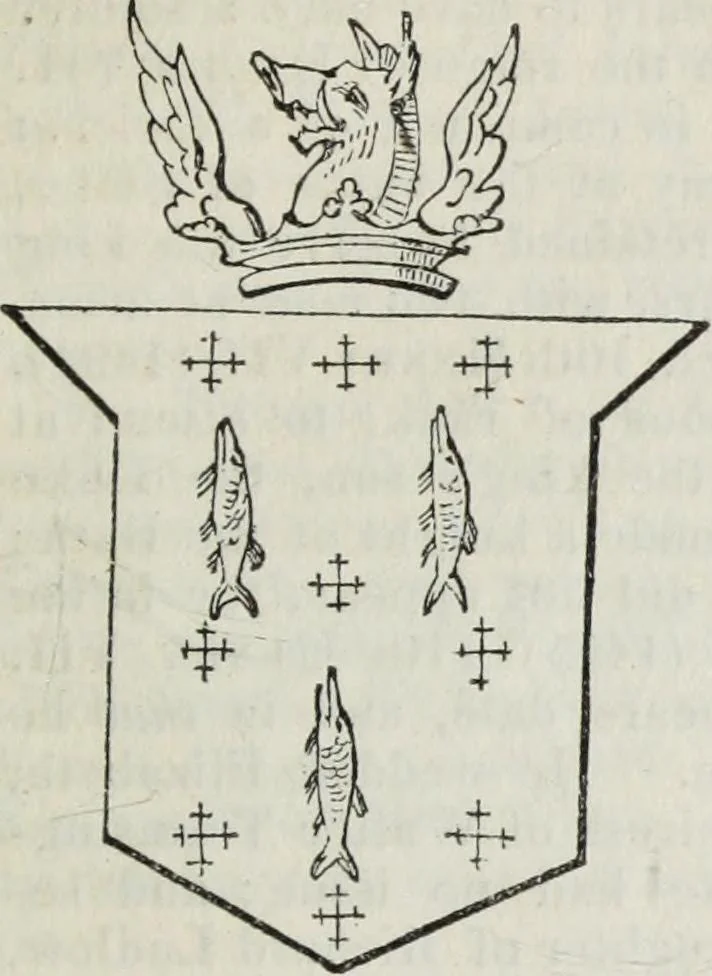 An illustration from A genealogical and heraldic history of the commoners of Great Britain and Ireland enjoying territorial possessions or high official rank, but uninvested with heritable honours, 1836, leaf 115
