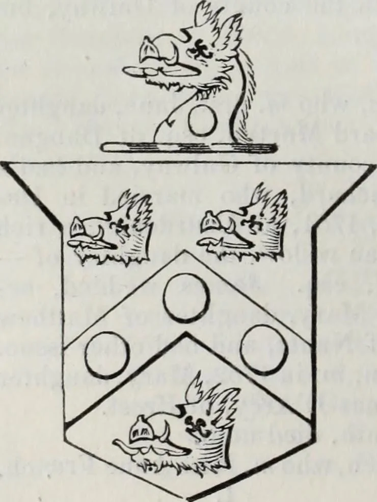 An illustration from A genealogical and heraldic history of the commoners of Great Britain and Ireland enjoying territorial possessions or high official rank, but uninvested with heritable honours, 1836, leaf 164