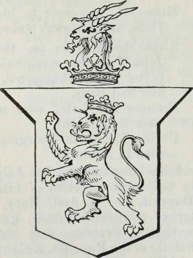 An illustration from A genealogical and heraldic history of the commoners of Great Britain and Ireland enjoying territorial possessions or high official rank, but uninvested with heritable honours, 1836, leaf 170
