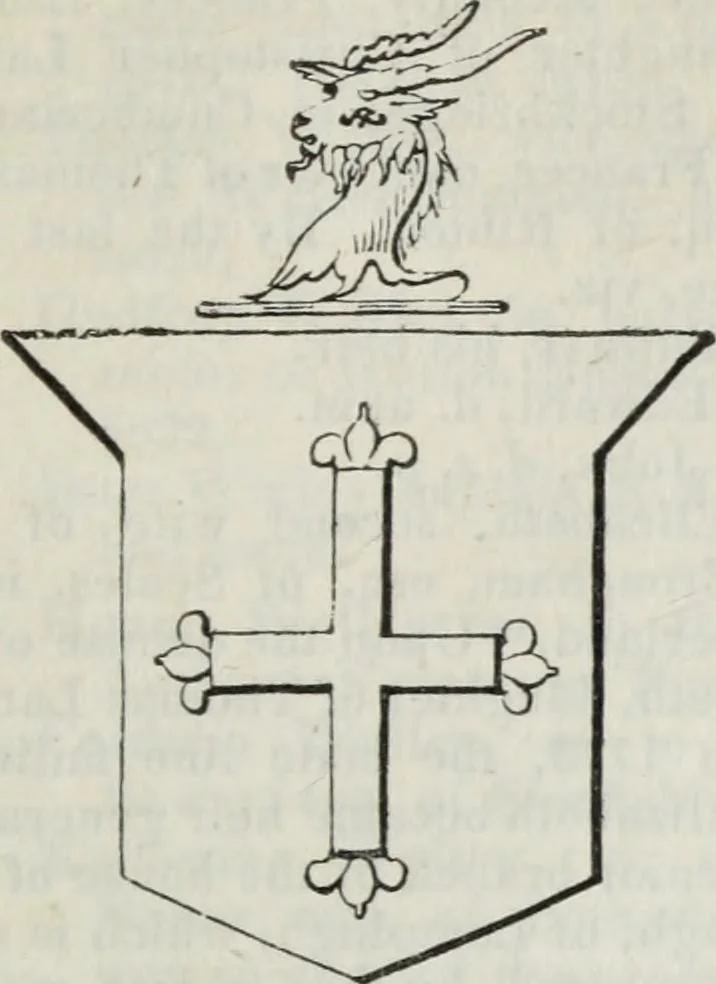 An illustration from A genealogical and heraldic history of the commoners of Great Britain and Ireland enjoying territorial possessions or high official rank, but uninvested with heritable honours, 1836, leaf 179