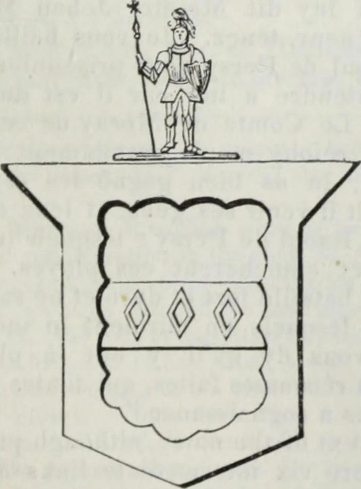 An illustration from A genealogical and heraldic history of the commoners of Great Britain and Ireland enjoying territorial possessions or high official rank, but uninvested with heritable honours, 1836, leaf 191