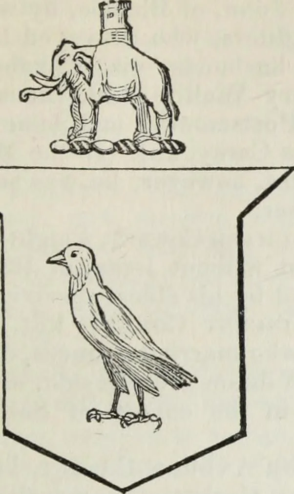 An illustration from A genealogical and heraldic history of the commoners of Great Britain and Ireland enjoying territorial possessions or high official rank, but uninvested with heritable honours, 1836, leaf 207