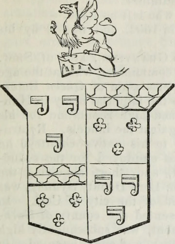 An illustration from A genealogical and heraldic history of the commoners of Great Britain and Ireland enjoying territorial possessions or high official rank, but uninvested with heritable honours, 1836, leaf 21