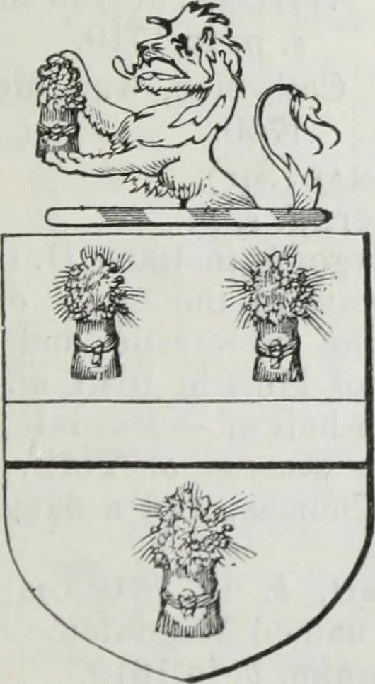 An illustration from A genealogical and heraldic history of the commoners of Great Britain and Ireland enjoying territorial possessions or high official rank, but uninvested with heritable honours, 1836, leaf 225
