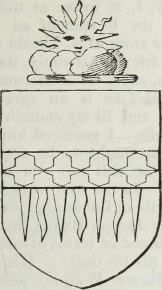 An illustration from A genealogical and heraldic history of the commoners of Great Britain and Ireland enjoying territorial possessions or high official rank, but uninvested with heritable honours, 1836, leaf 239