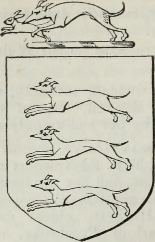 An illustration from A genealogical and heraldic history of the commoners of Great Britain and Ireland enjoying territorial possessions or high official rank, but uninvested with heritable honours, 1836, leaf 254