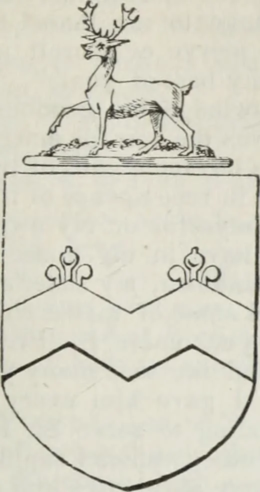 An illustration from A genealogical and heraldic history of the commoners of Great Britain and Ireland enjoying territorial possessions or high official rank, but uninvested with heritable honours, 1836, leaf 269