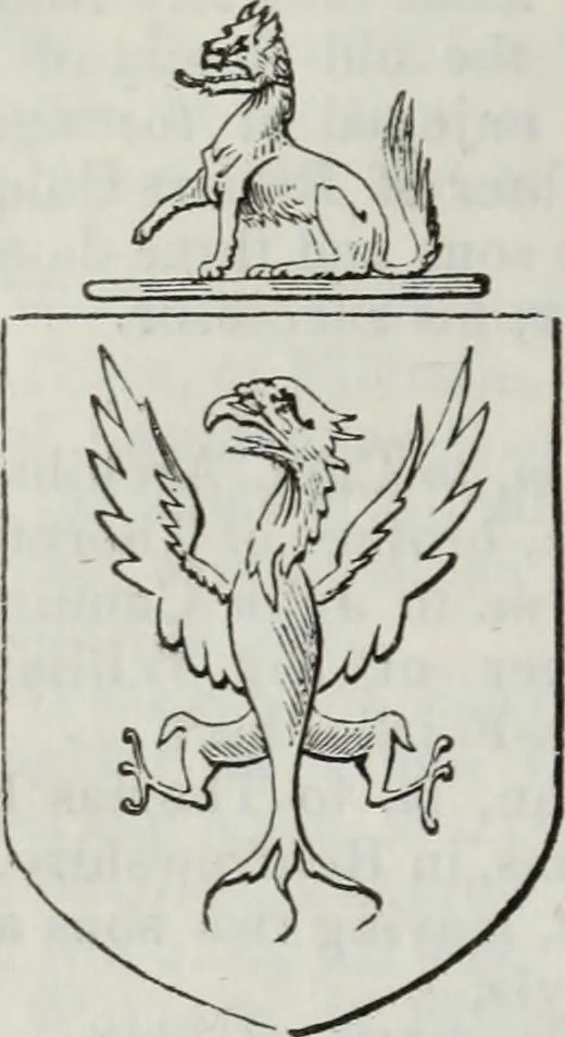 An illustration from A genealogical and heraldic history of the commoners of Great Britain and Ireland enjoying territorial possessions or high official rank, but uninvested with heritable honours, 1836, leaf 298