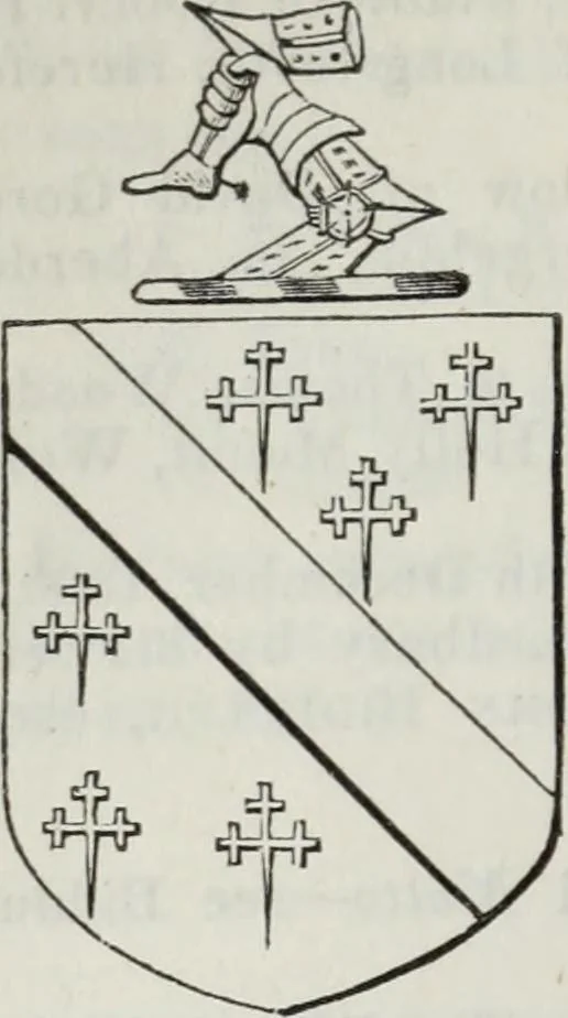 An illustration from A genealogical and heraldic history of the commoners of Great Britain and Ireland enjoying territorial possessions or high official rank, but uninvested with heritable honours, 1836, leaf 306