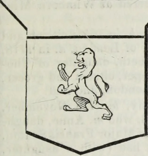 An illustration from A genealogical and heraldic history of the commoners of Great Britain and Ireland enjoying territorial possessions or high official rank, but uninvested with heritable honours, 1836, leaf 33