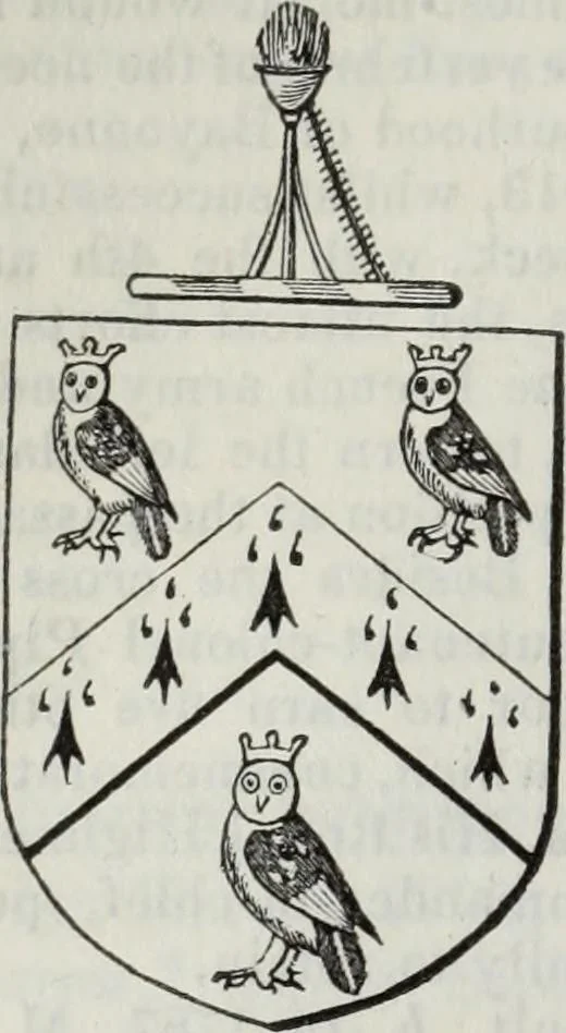 An illustration from A genealogical and heraldic history of the commoners of Great Britain and Ireland enjoying territorial possessions or high official rank, but uninvested with heritable honours, 1836, leaf 330