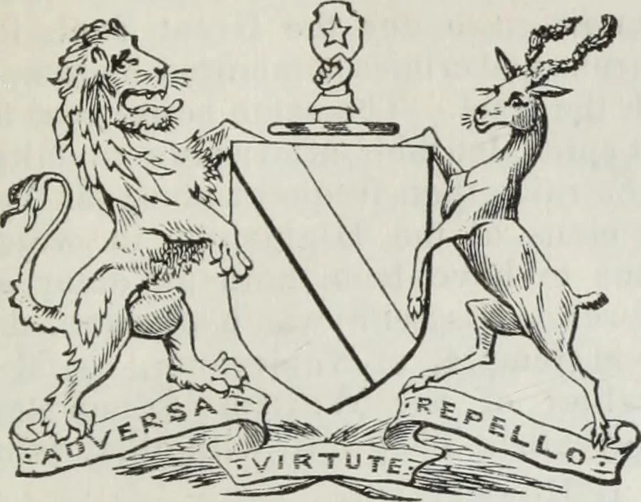 An illustration from A genealogical and heraldic history of the commoners of Great Britain and Ireland enjoying territorial possessions or high official rank, but uninvested with heritable honours, 1836, leaf 341