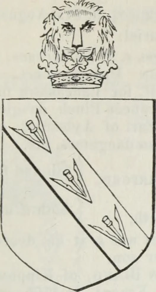 An illustration from A genealogical and heraldic history of the commoners of Great Britain and Ireland enjoying territorial possessions or high official rank, but uninvested with heritable honours, 1836, leaf 345