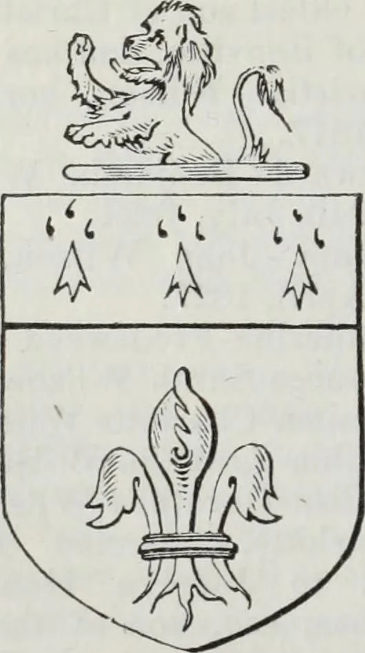 An illustration from A genealogical and heraldic history of the commoners of Great Britain and Ireland enjoying territorial possessions or high official rank, but uninvested with heritable honours, 1836, leaf 352