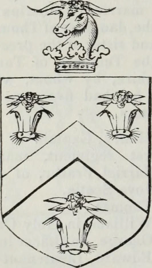 An illustration from A genealogical and heraldic history of the commoners of Great Britain and Ireland enjoying territorial possessions or high official rank, but uninvested with heritable honours, 1836, leaf 354