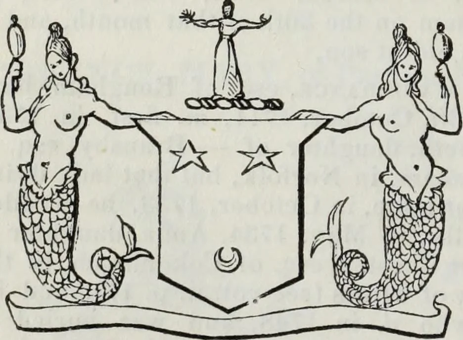 An illustration from A genealogical and heraldic history of the commoners of Great Britain and Ireland enjoying territorial possessions or high official rank, but uninvested with heritable honours, 1836, leaf 390