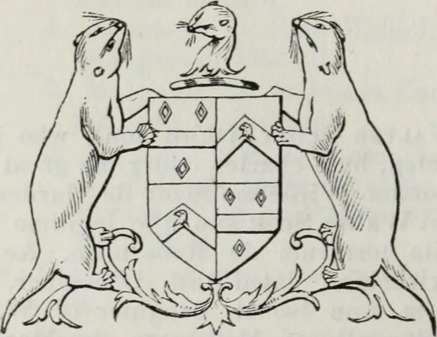 An illustration from A genealogical and heraldic history of the commoners of Great Britain and Ireland enjoying territorial possessions or high official rank, but uninvested with heritable honours, 1836, leaf 394