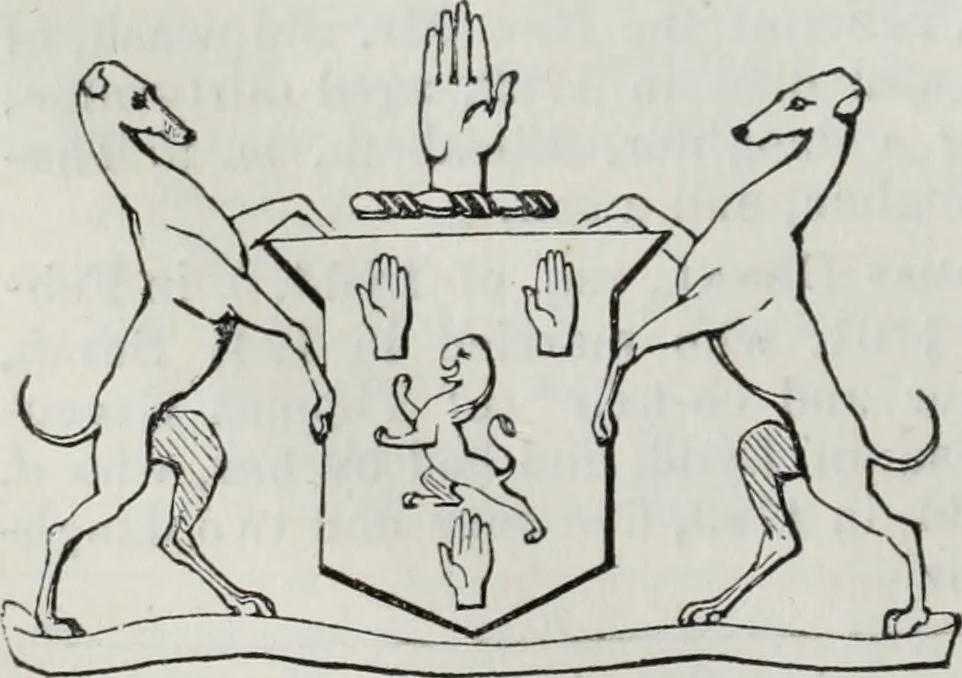 An illustration from A genealogical and heraldic history of the commoners of Great Britain and Ireland enjoying territorial possessions or high official rank, but uninvested with heritable honours, 1836, leaf 40