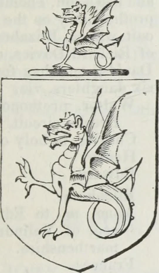 An illustration from A genealogical and heraldic history of the commoners of Great Britain and Ireland enjoying territorial possessions or high official rank, but uninvested with heritable honours, 1836, leaf 409