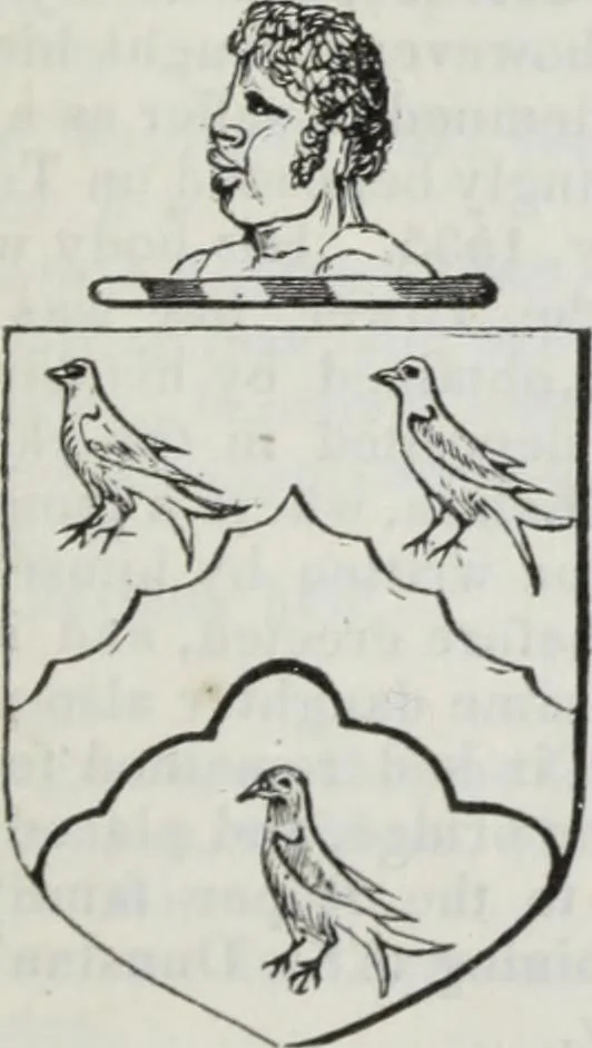 An illustration from A genealogical and heraldic history of the commoners of Great Britain and Ireland enjoying territorial possessions or high official rank, but uninvested with heritable honours, 1836, leaf 467