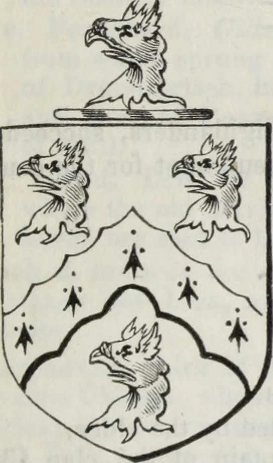 An illustration from A genealogical and heraldic history of the commoners of Great Britain and Ireland enjoying territorial possessions or high official rank, but uninvested with heritable honours, 1836, leaf 479