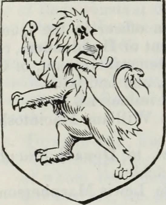 An illustration from A genealogical and heraldic history of the commoners of Great Britain and Ireland enjoying territorial possessions or high official rank, but uninvested with heritable honours, 1836, leaf 484