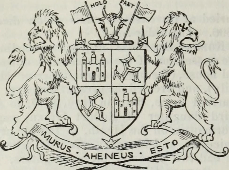 An illustration from A genealogical and heraldic history of the commoners of Great Britain and Ireland enjoying territorial possessions or high official rank, but uninvested with heritable honours, 1836, leaf 494