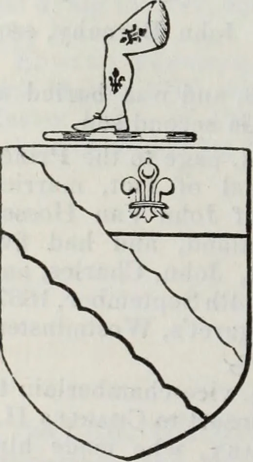 An illustration from A genealogical and heraldic history of the commoners of Great Britain and Ireland enjoying territorial possessions or high official rank, but uninvested with heritable honours, 1836, leaf 524