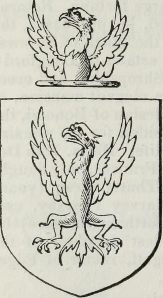 An illustration from A genealogical and heraldic history of the commoners of Great Britain and Ireland enjoying territorial possessions or high official rank, but uninvested with heritable honours, 1836, leaf 526