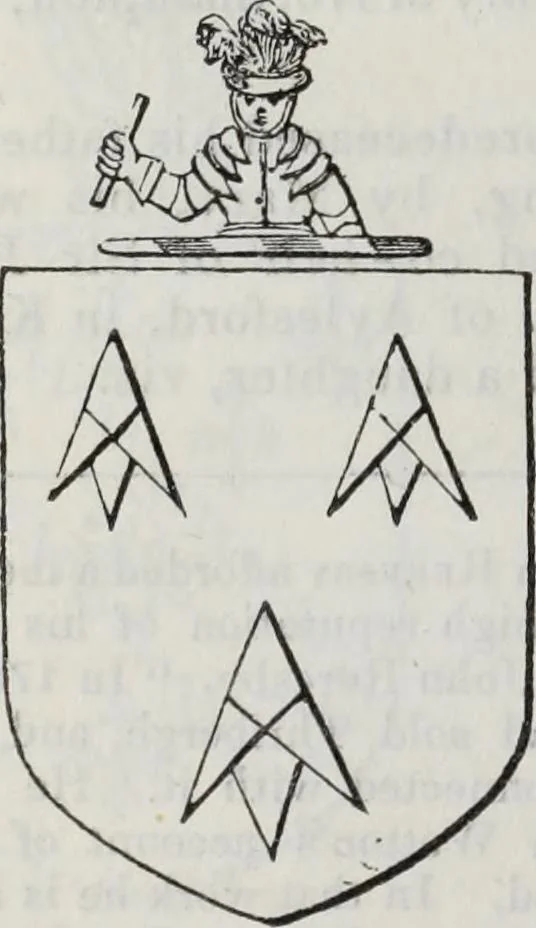 An illustration from A genealogical and heraldic history of the commoners of Great Britain and Ireland enjoying territorial possessions or high official rank, but uninvested with heritable honours, 1836, leaf 540
