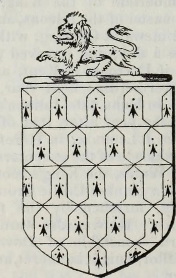 An illustration from A genealogical and heraldic history of the commoners of Great Britain and Ireland enjoying territorial possessions or high official rank, but uninvested with heritable honours, 1836, leaf 546