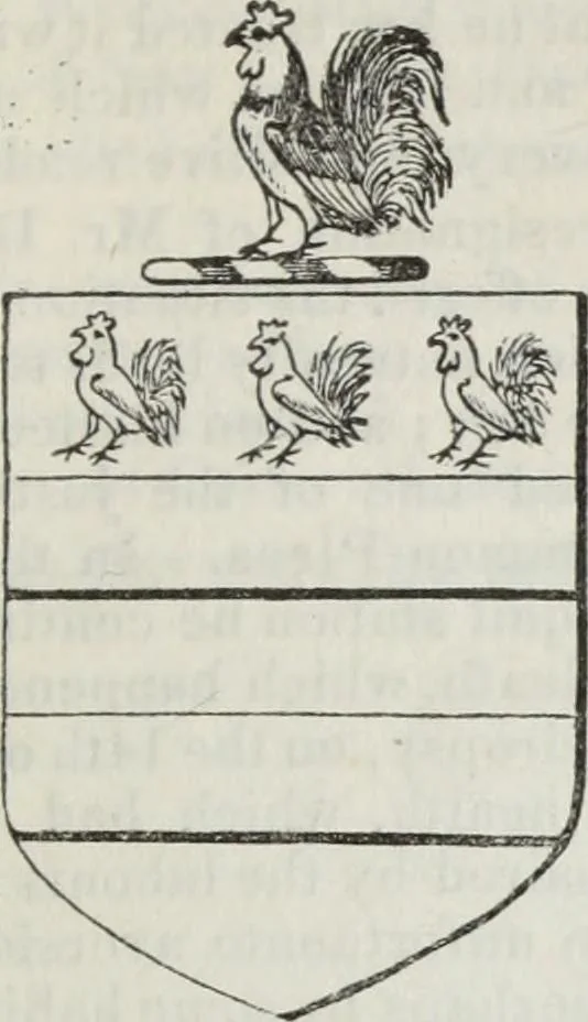 An illustration from A genealogical and heraldic history of the commoners of Great Britain and Ireland enjoying territorial possessions or high official rank, but uninvested with heritable honours, 1836, leaf 563