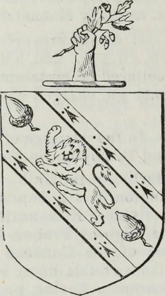 An illustration from A genealogical and heraldic history of the commoners of Great Britain and Ireland enjoying territorial possessions or high official rank, but uninvested with heritable honours, 1836, leaf 584
