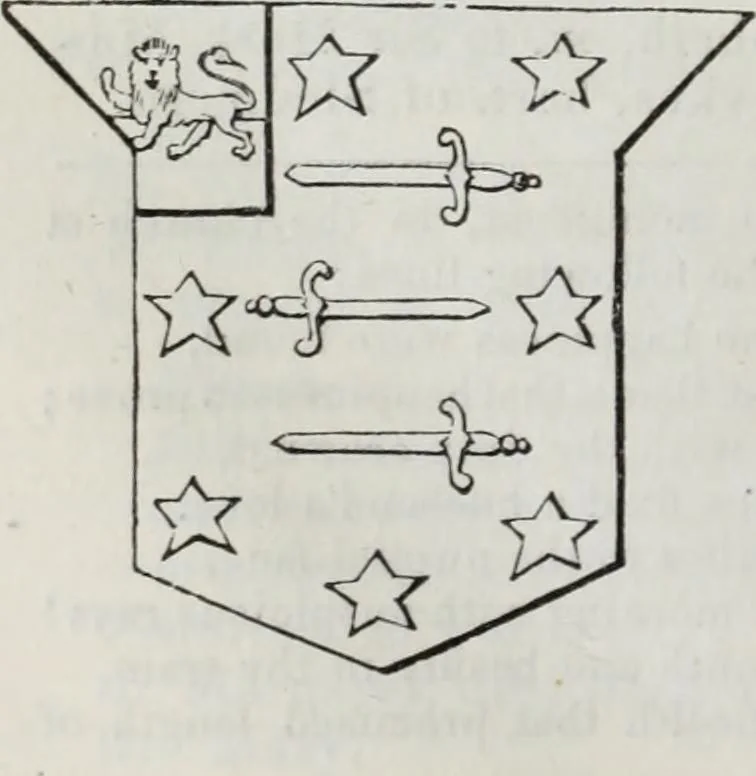An illustration from A genealogical and heraldic history of the commoners of Great Britain and Ireland enjoying territorial possessions or high official rank, but uninvested with heritable honours, 1836, leaf 60
