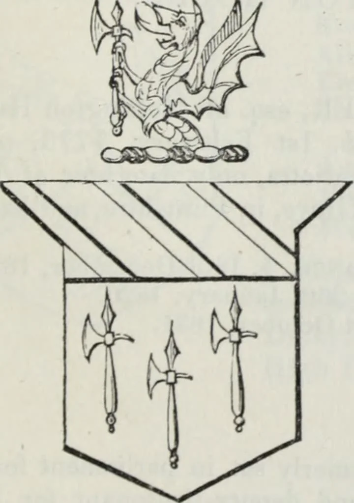 An illustration from A genealogical and heraldic history of the commoners of Great Britain and Ireland enjoying territorial possessions or high official rank, but uninvested with heritable honours, 1836, leaf 603