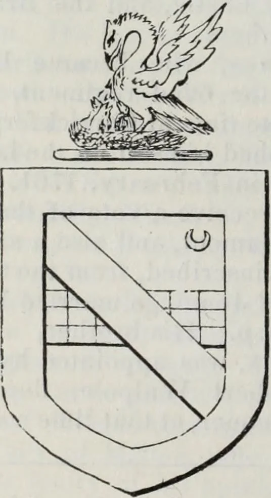 An illustration from A genealogical and heraldic history of the commoners of Great Britain and Ireland enjoying territorial possessions or high official rank, but uninvested with heritable honours, 1836, leaf 604