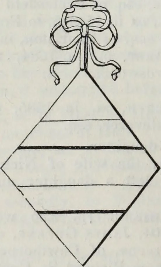 An illustration from A genealogical and heraldic history of the commoners of Great Britain and Ireland enjoying territorial possessions or high official rank, but uninvested with heritable honours, 1836, leaf 608