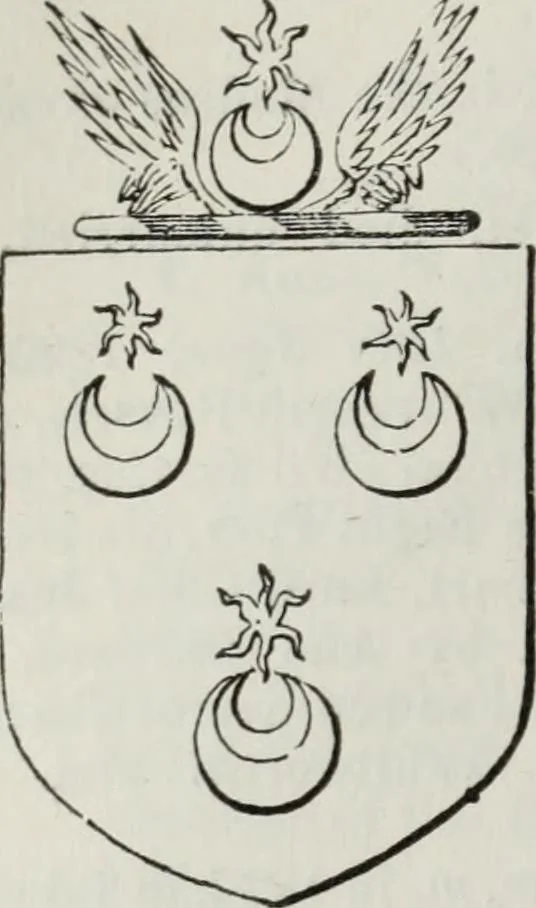 An illustration from A genealogical and heraldic history of the commoners of Great Britain and Ireland enjoying territorial possessions or high official rank, but uninvested with heritable honours, 1836, leaf 616