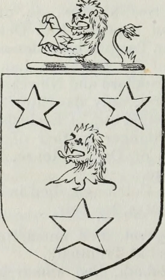 An illustration from A genealogical and heraldic history of the commoners of Great Britain and Ireland enjoying territorial possessions or high official rank, but uninvested with heritable honours, 1836, leaf 622