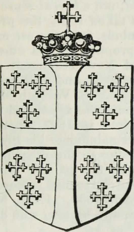 An illustration from A genealogical and heraldic history of the commoners of Great Britain and Ireland enjoying territorial possessions or high official rank, but uninvested with heritable honours, 1836, leaf 631
