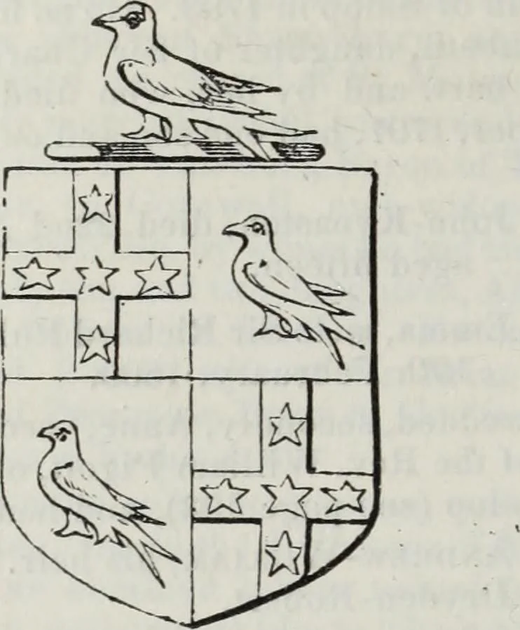 An illustration from A genealogical and heraldic history of the commoners of Great Britain and Ireland enjoying territorial possessions or high official rank, but uninvested with heritable honours, 1836, leaf 648