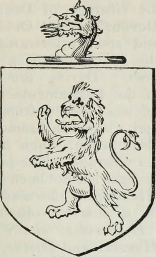 An illustration from A genealogical and heraldic history of the commoners of Great Britain and Ireland enjoying territorial possessions or high official rank, but uninvested with heritable honours, 1836, leaf 655